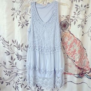 Pinky Boho Mini Dress